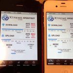 BIGLOBE LTE vs IIJmio speedtest (on iPhone4S)